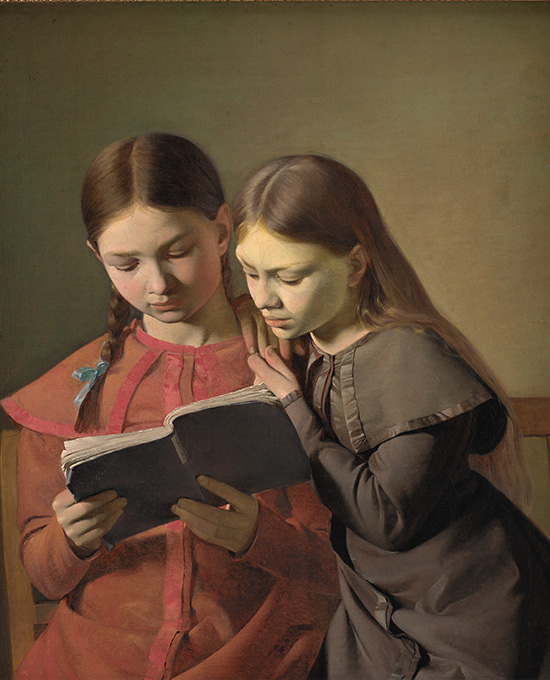 Constantin Hansen Kunstnerens søstre Signe og Henriette 1826